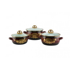 Kitchen set of saucepans 1/3 Ruby Set of dishes